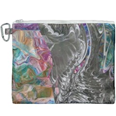 Wing On Abstract Delta Canvas Cosmetic Bag (xxxl) by kaleidomarblingart