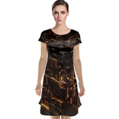 Cube Forma Glow 3d Volume Cap Sleeve Nightdress