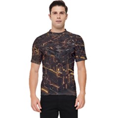 Cube Forma Glow 3d Volume Men s Short Sleeve Rash Guard