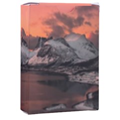Surreal Mountain Landscape Lake Playing Cards Single Design (rectangle) With Custom Box by Bedest