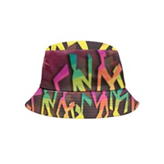 Dancing Colorful Disco Inside Out Bucket Hat (kids) by Bajindul