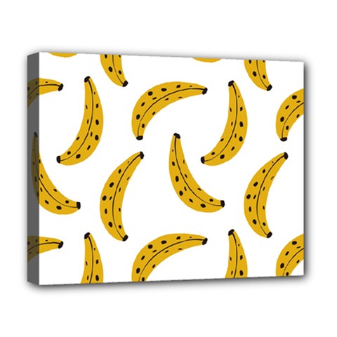 Banana Fruit Yellow Summer Deluxe Canvas 20  X 16  (stretched) by Mariart