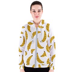 Banana Fruit Yellow Summer Women s Zipper Hoodie