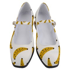 Banana Fruit Yellow Summer Women s Mary Jane Shoes by Mariart