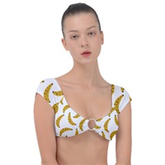 Banana Fruit Yellow Summer Cap Sleeve Ring Bikini Top by Mariart