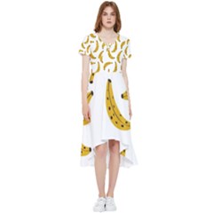 Banana Fruit Yellow Summer High Low Boho Dress