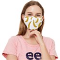 Banana Fruit Yellow Summer Fitted Cloth Face Mask (Adult) View1