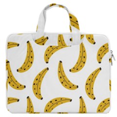 Banana Fruit Yellow Summer Macbook Pro 16  Double Pocket Laptop Bag 