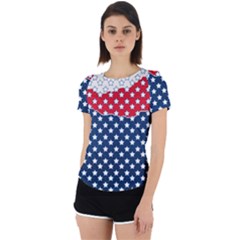 Illustrations Stars Back Cut Out Sport T-shirt