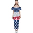 Illustrations Stars Bardot Ruffle jumpsuit View1