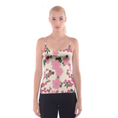 Floral Vintage Flowers Spaghetti Strap Top