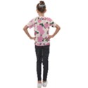 Floral Vintage Flowers Kids  Mesh Piece T-Shirt View2