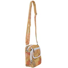 Leaves Patterns Colorful Leaf Pattern Shoulder Strap Belt Bag