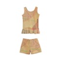 Leaves Patterns Colorful Leaf Pattern Kids  Boyleg Swimsuit View1