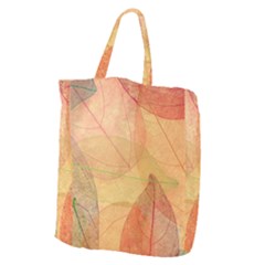 Leaves Patterns Colorful Leaf Pattern Giant Grocery Tote