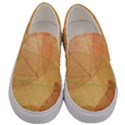 Leaves Patterns Colorful Leaf Pattern Men s Canvas Slip Ons View1