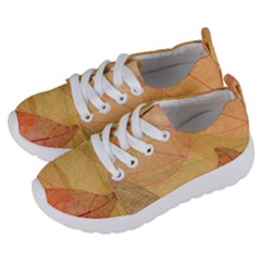Leaves Patterns Colorful Leaf Pattern Kids  Lightweight Sports Shoes
