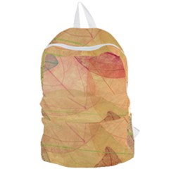 Leaves Patterns Colorful Leaf Pattern Foldable Lightweight Backpack