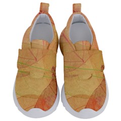 Leaves Patterns Colorful Leaf Pattern Kids  Velcro No Lace Shoes