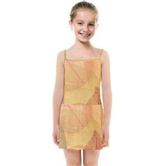 Leaves Patterns Colorful Leaf Pattern Kids  Summer Sun Dress