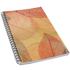 Leaves Patterns Colorful Leaf Pattern 5.5  x 8.5  Notebook