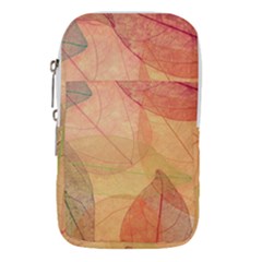 Leaves Patterns Colorful Leaf Pattern Waist Pouch (Small)