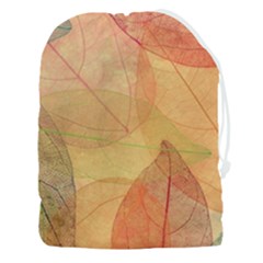 Leaves Patterns Colorful Leaf Pattern Drawstring Pouch (3XL)