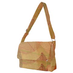 Leaves Patterns Colorful Leaf Pattern Full Print Messenger Bag (M)