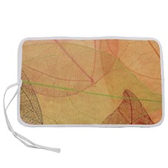 Leaves Patterns Colorful Leaf Pattern Pen Storage Case (M)