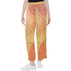 Leaves Patterns Colorful Leaf Pattern Women s Pants 