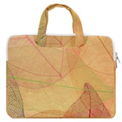 Leaves Patterns Colorful Leaf Pattern MacBook Pro 13  Double Pocket Laptop Bag