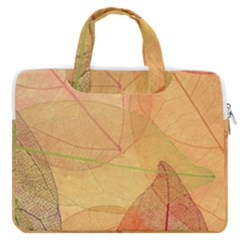 Leaves Patterns Colorful Leaf Pattern MacBook Pro 16  Double Pocket Laptop Bag 