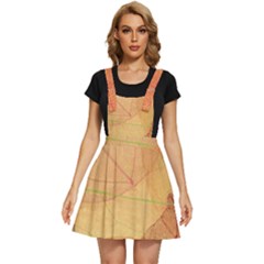 Leaves Patterns Colorful Leaf Pattern Apron Dress