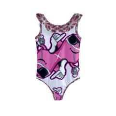 Lovely Inu 1 Kids  Frill Swimsuit by posters