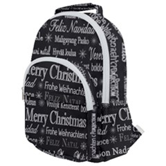 Abstract Advent Backdrop Background Card Rounded Multi Pocket Backpack by Azkajaya