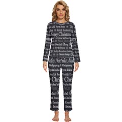 Abstract Advent Backdrop Background Card Womens  Long Sleeve Lightweight Pajamas Set by Azkajaya