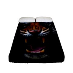 Tiger Angry Nima Face Wild Fitted Sheet (Full/ Double Size)