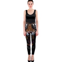 Tiger Angry Nima Face Wild One Piece Catsuit