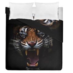 Tiger Angry Nima Face Wild Duvet Cover Double Side (Queen Size)