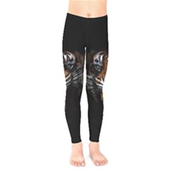 Tiger Angry Nima Face Wild Kids  Leggings