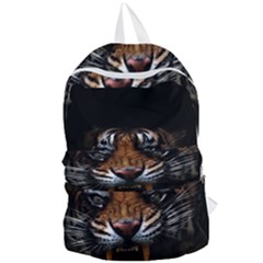 Tiger Angry Nima Face Wild Foldable Lightweight Backpack