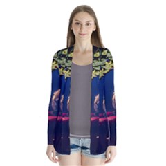 Koi Fish Carp Drape Collar Cardigan