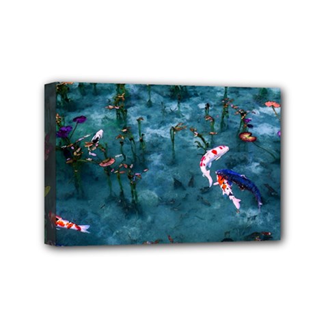 Fish Koi Carp Mini Canvas 6  X 4  (stretched)