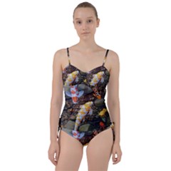 Koi Fish Clown Pool Stone Sweetheart Tankini Set