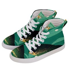 Japanese Koi Fish Men s Hi-top Skate Sneakers