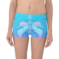 Seahorse Reversible Boyleg Bikini Bottoms by Cemarart