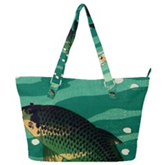 Japanese Koi Fish Full Print Shoulder Bag