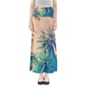 Palm Trees Beauty Nature Clouds Summer Full Length Maxi Skirt View1