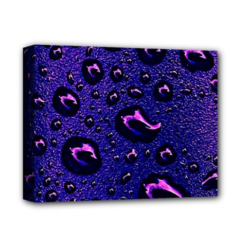 Purple Waterdrops Water Drops Deluxe Canvas 14  X 11  (stretched)