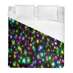 Star Colorful Christmas Abstract Duvet Cover (full/ Double Size)